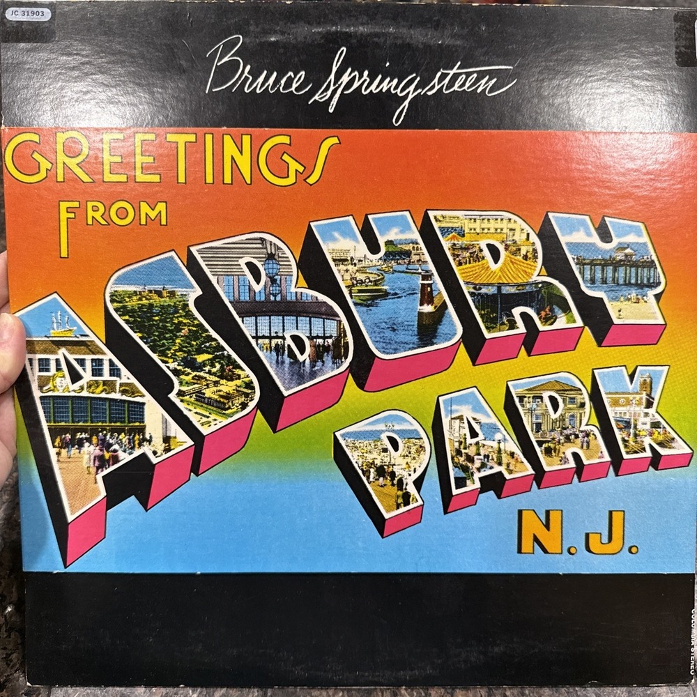 Bruce‎ Springsteen Greetings From Asbury Park, N.J. 1973 Vinyl LP PC 31903 EX